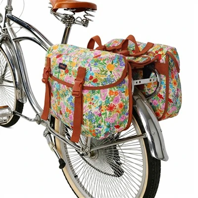 Cov Khoom Nylon Ob Chav Tsheb kauj vab Pannier Hnab Tsheb Tsheb Tail Hnab
